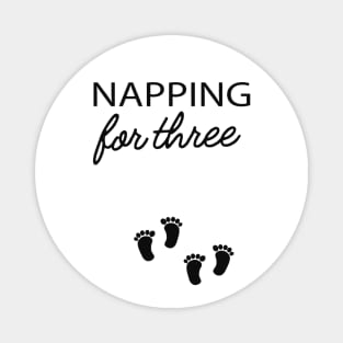 Pregnancy - Napping for three Magnet